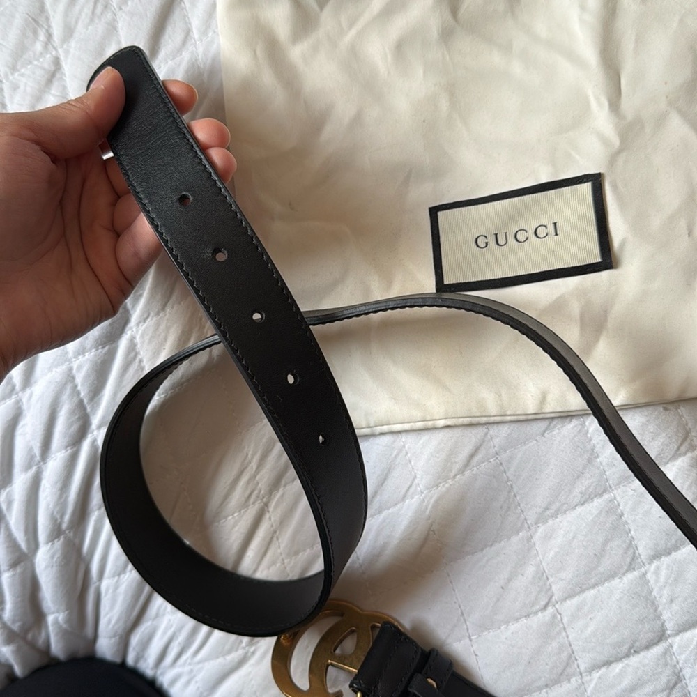 Gucci Black Belt Luxurious Accessory - Picture 3 of 4